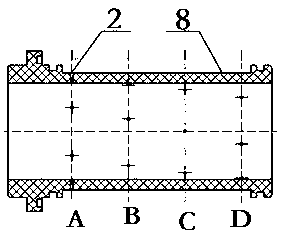 Nozzle device for shotcrete