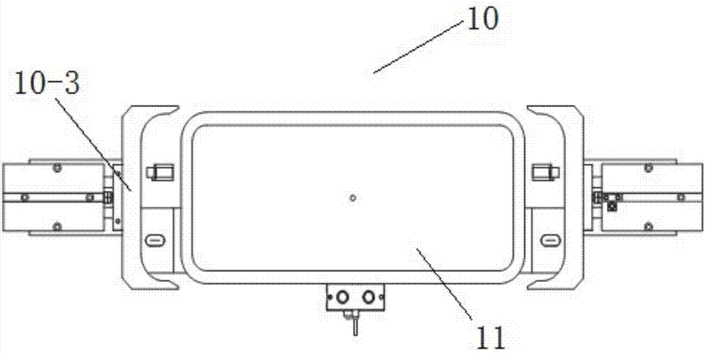 Automatic discharging and overturning system and box assembling system