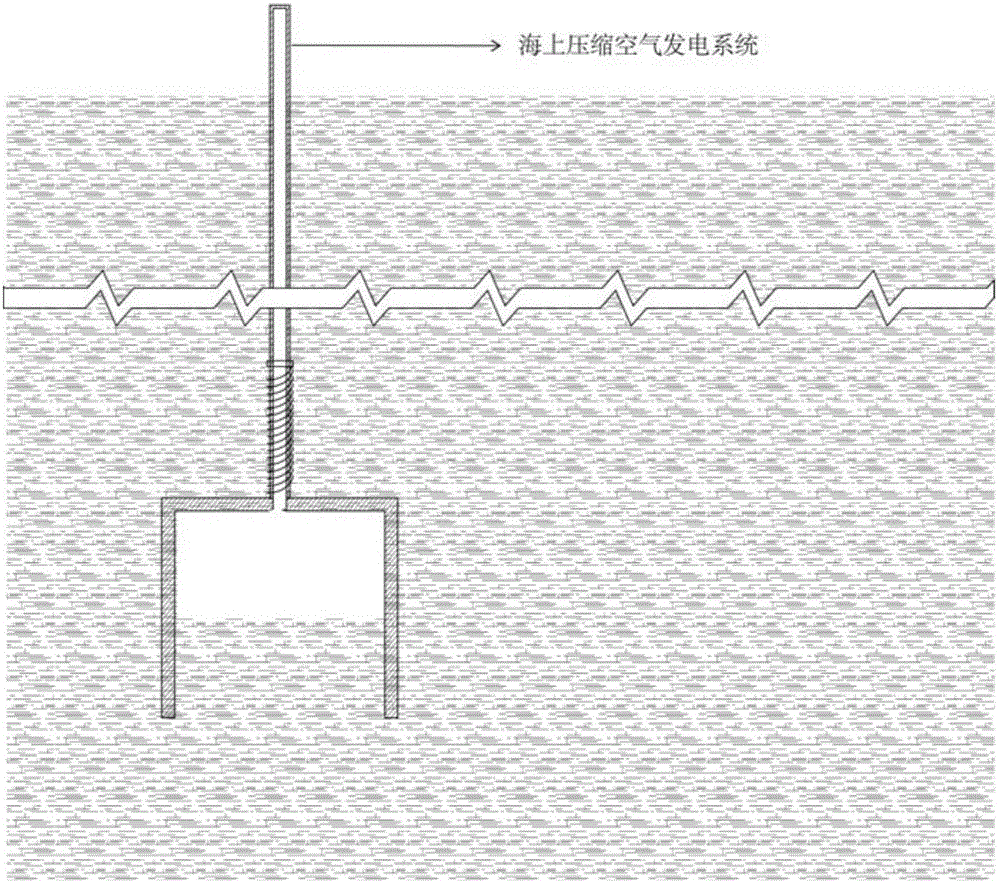 Marine compressed air energy storage system