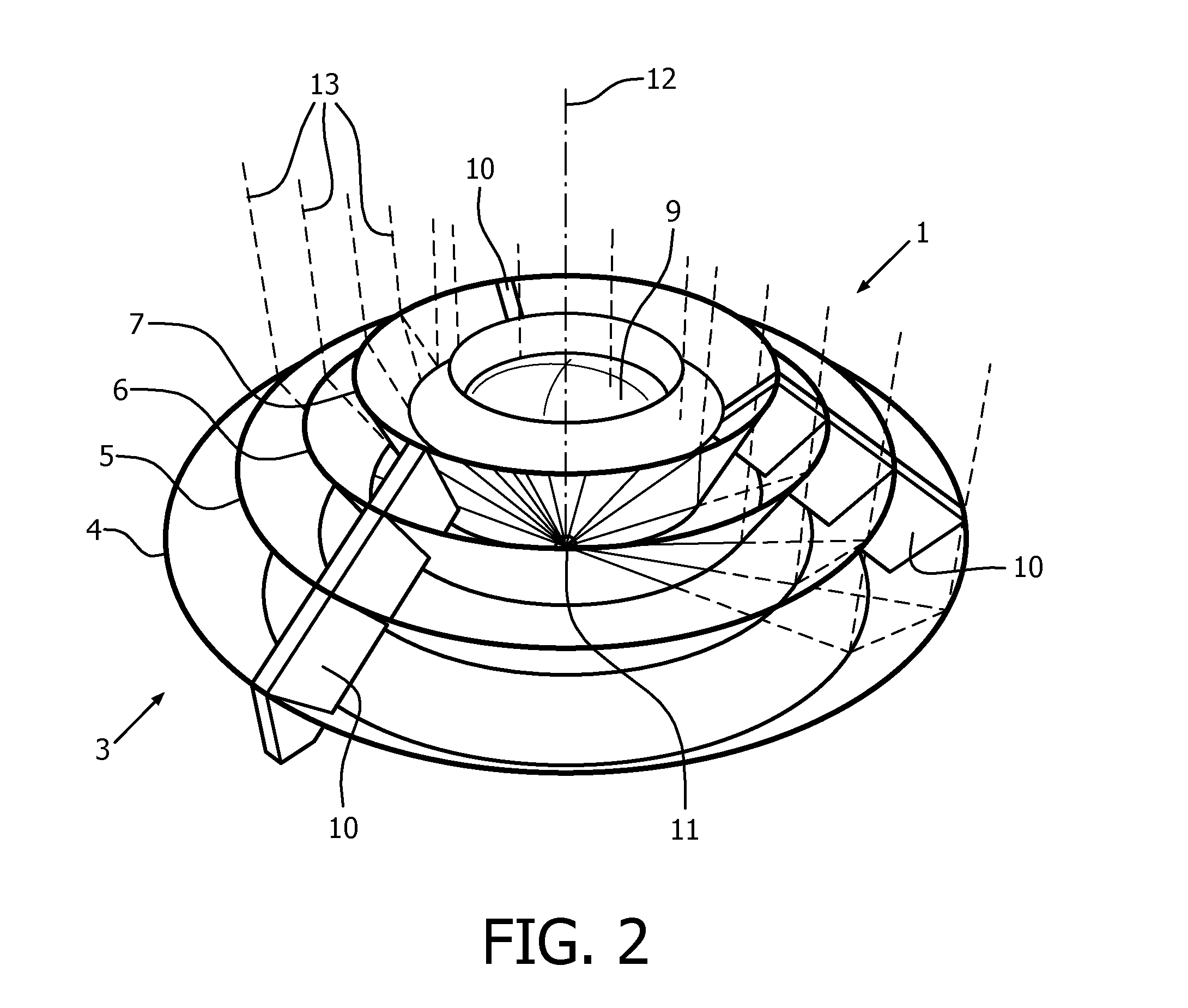 Lighting device with a LED and an improved reflective collimator