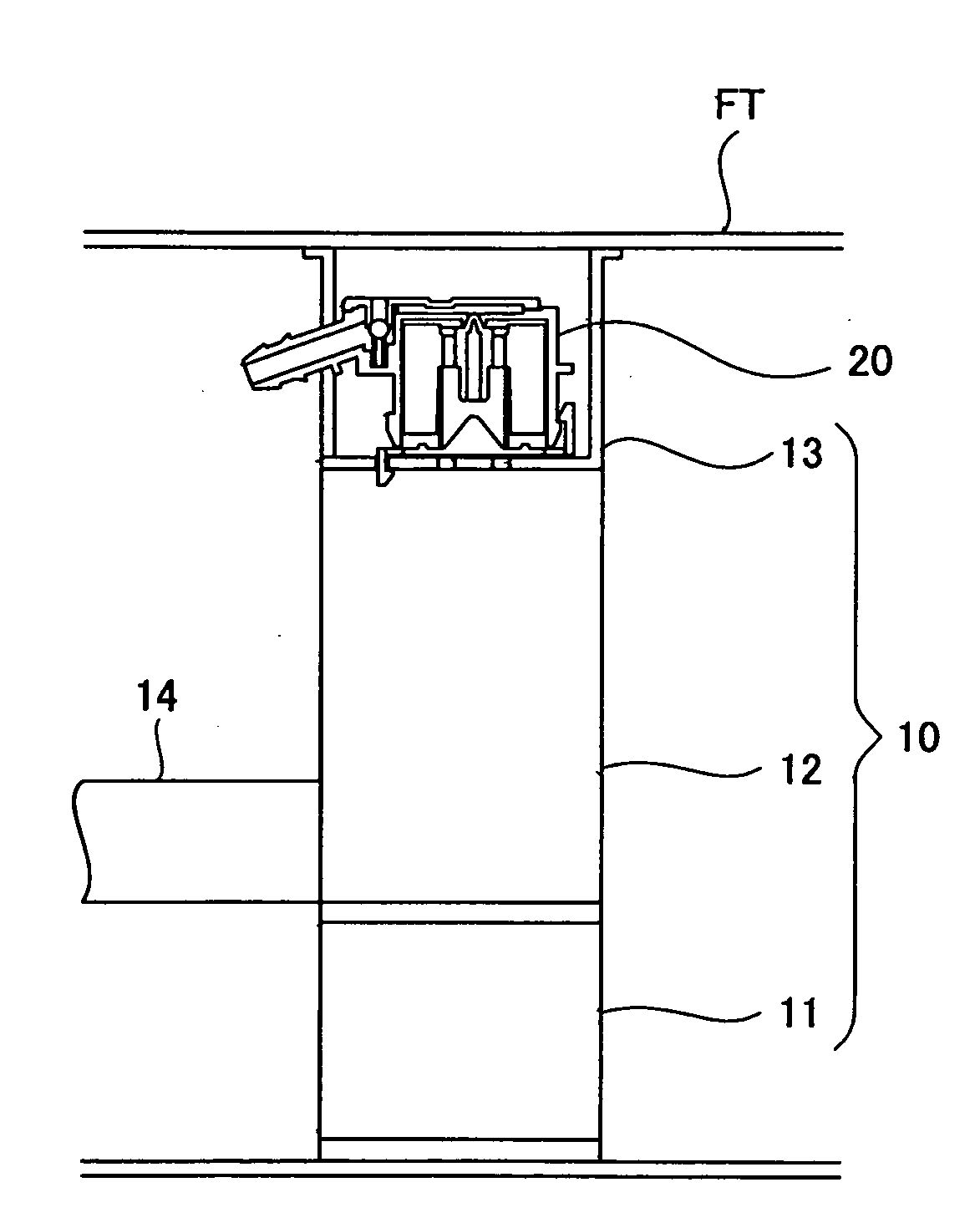 Tank valve unit