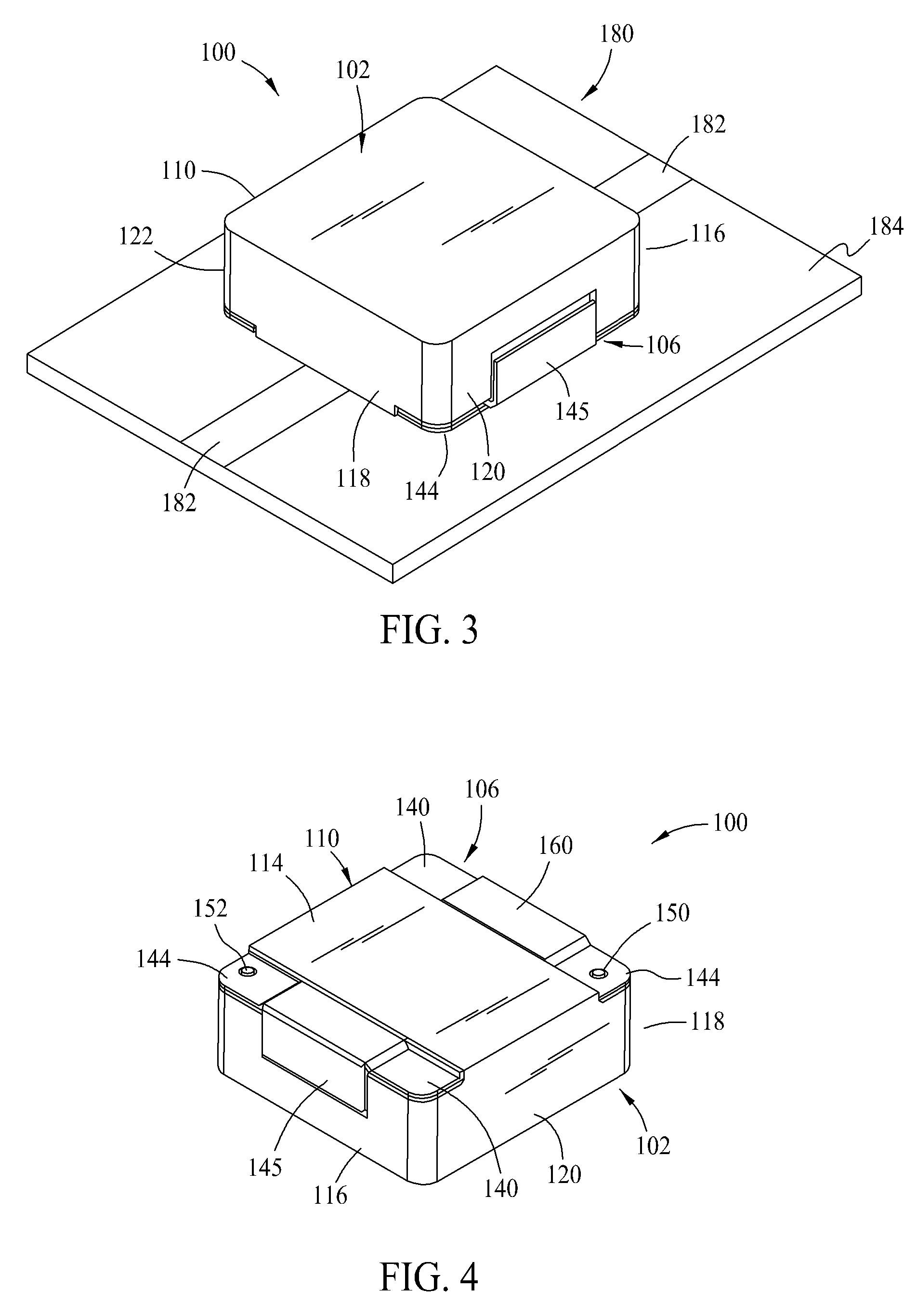 Surface mount magnetic components and methods of manufacturing the same