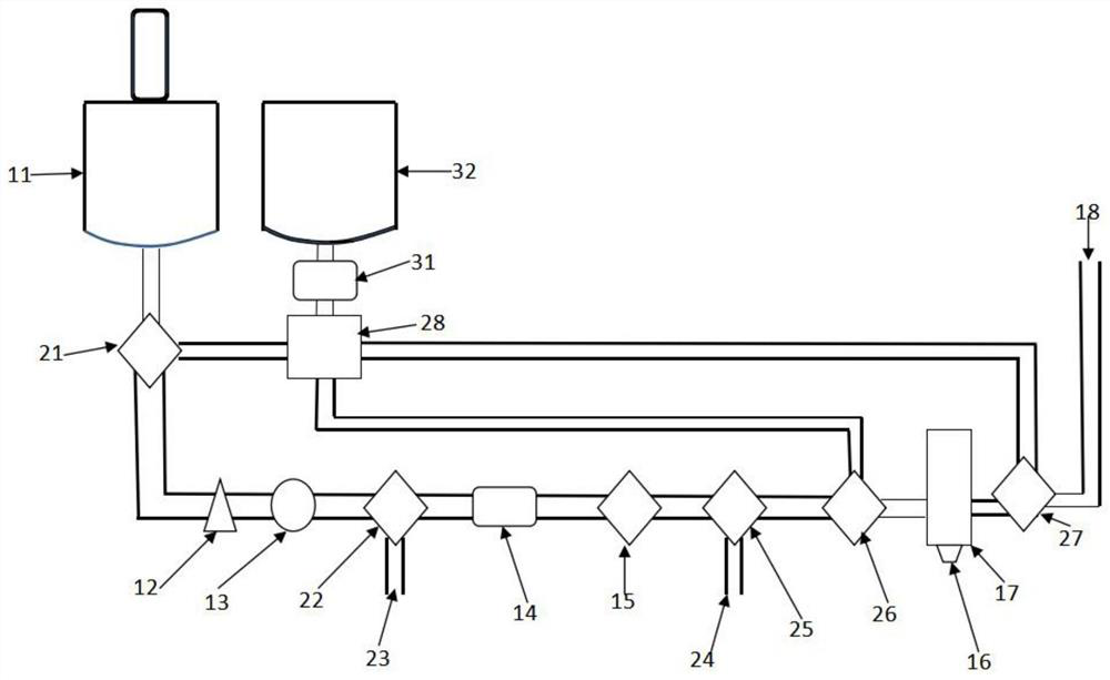 Automatic cleaning device and method for glue spraying equipment