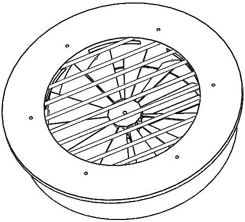 Wellhead drainage device with blade type closing valve