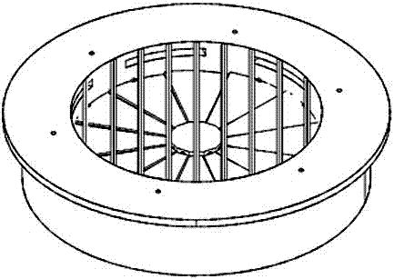 Wellhead drainage device with blade type closing valve