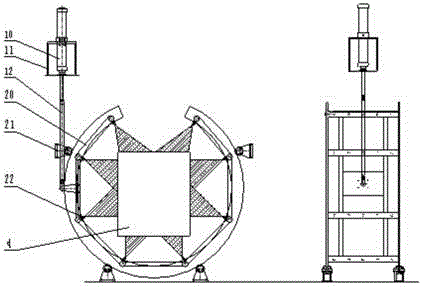 Catenary suspension pass-type reciprocating rotation water curtain part cleaning machine