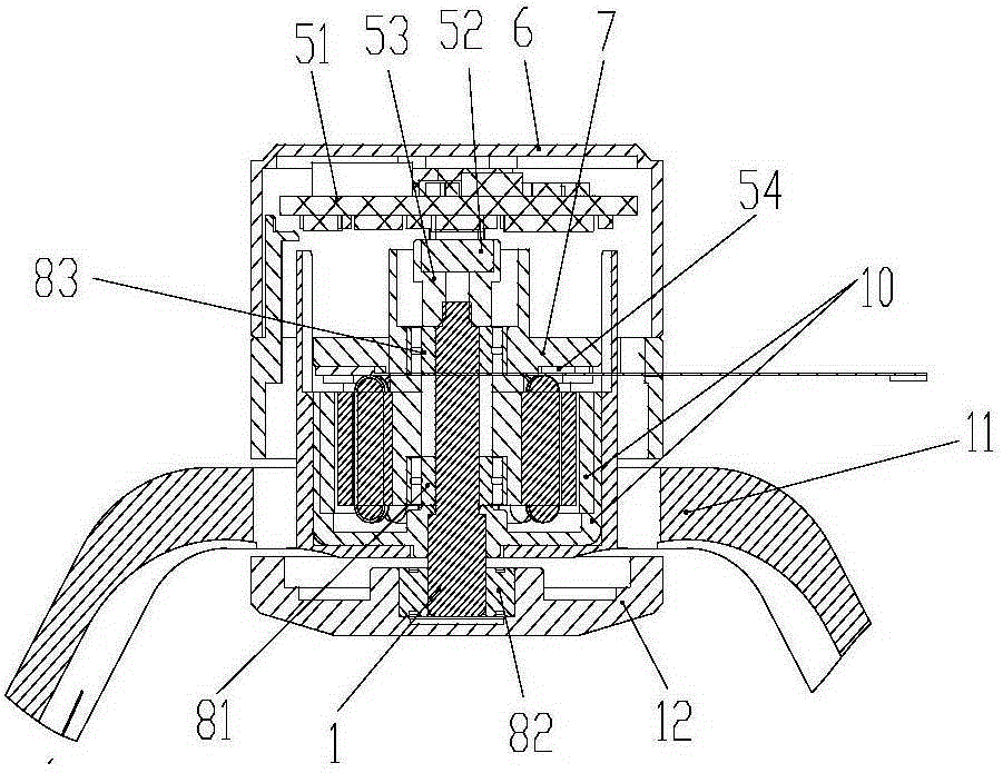 Motor, cradle head and air vehicle