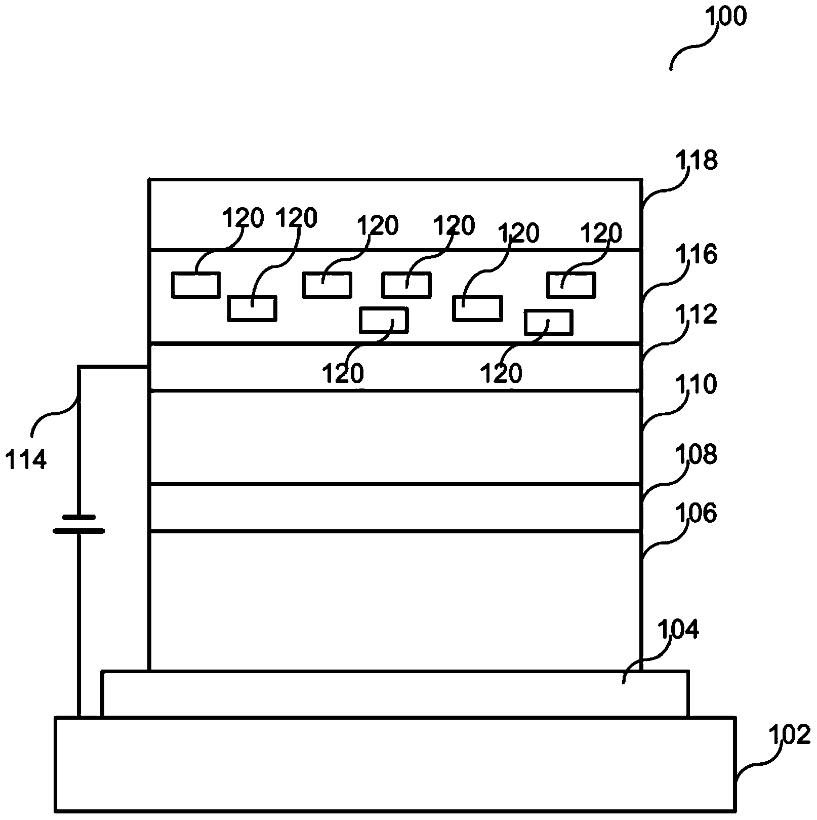 Light-emitting component and method for producing a light-emitting component