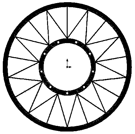 An air inflation free tire structure