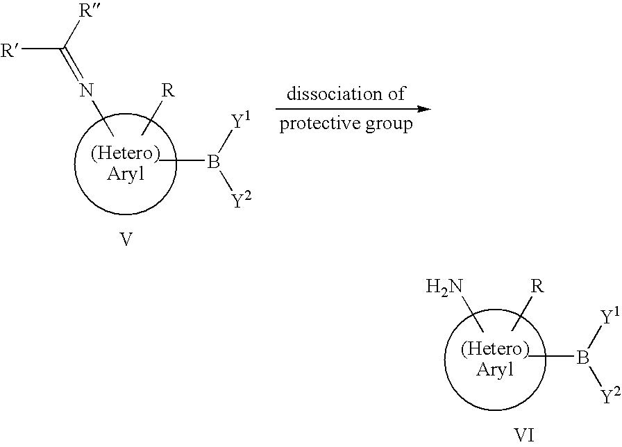 Preparation of Aminoaryl and Aminoheteroaryl Boronic Acids and Derivatives Thereof