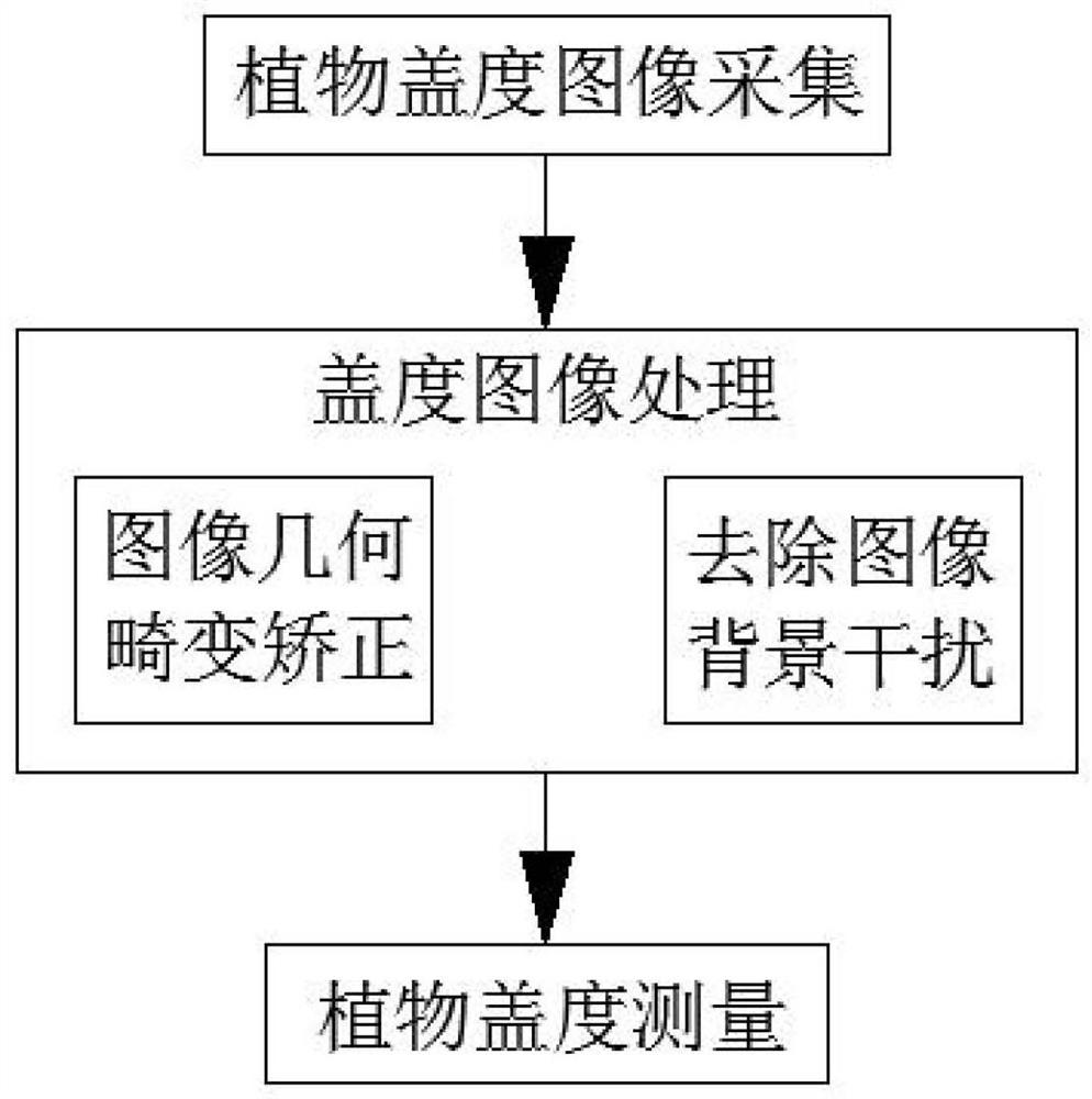 Method for analyzing plant coverage by utilizing Image J and Photoshop