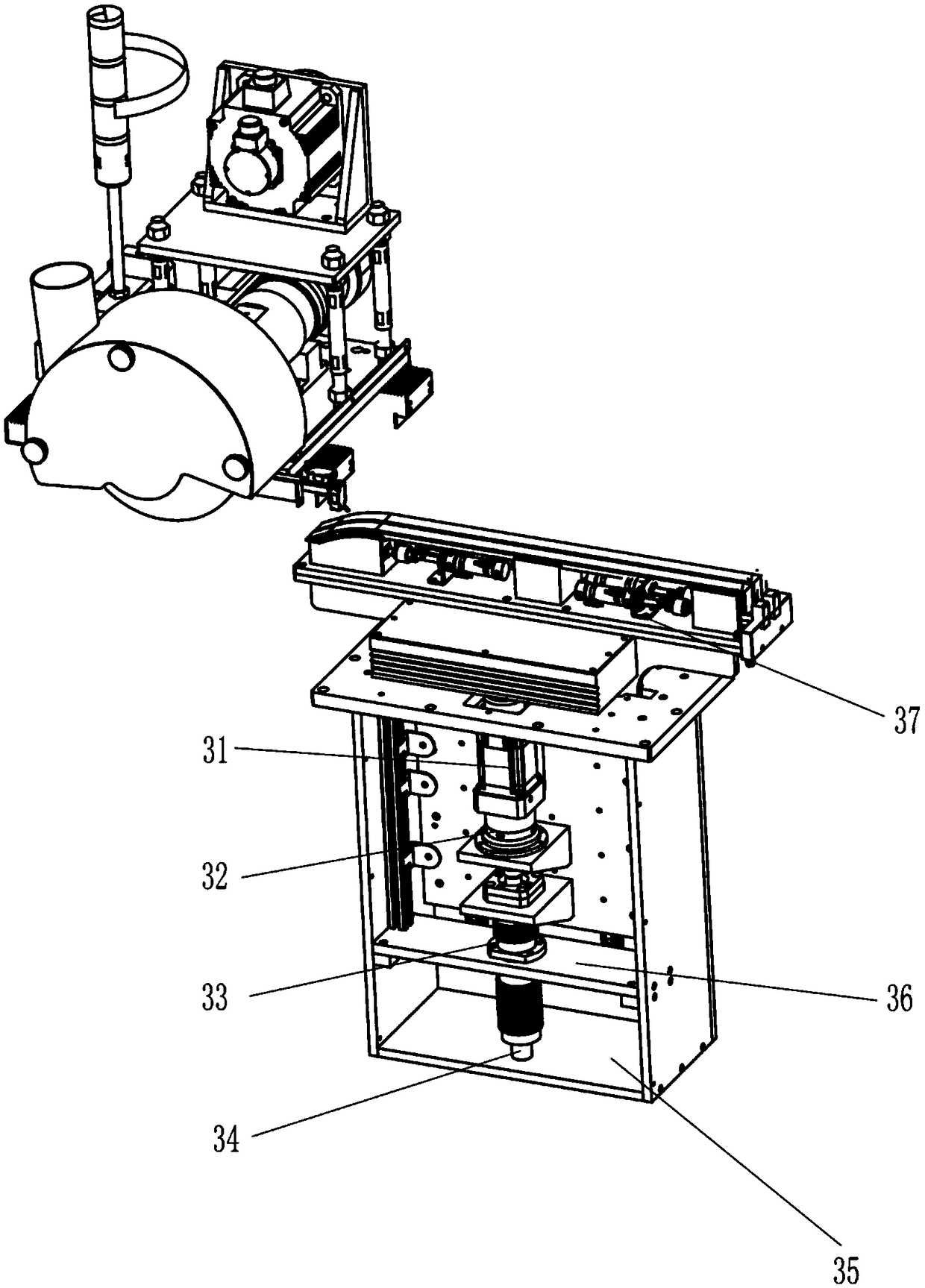 Automatic-contour-tracking polishing device