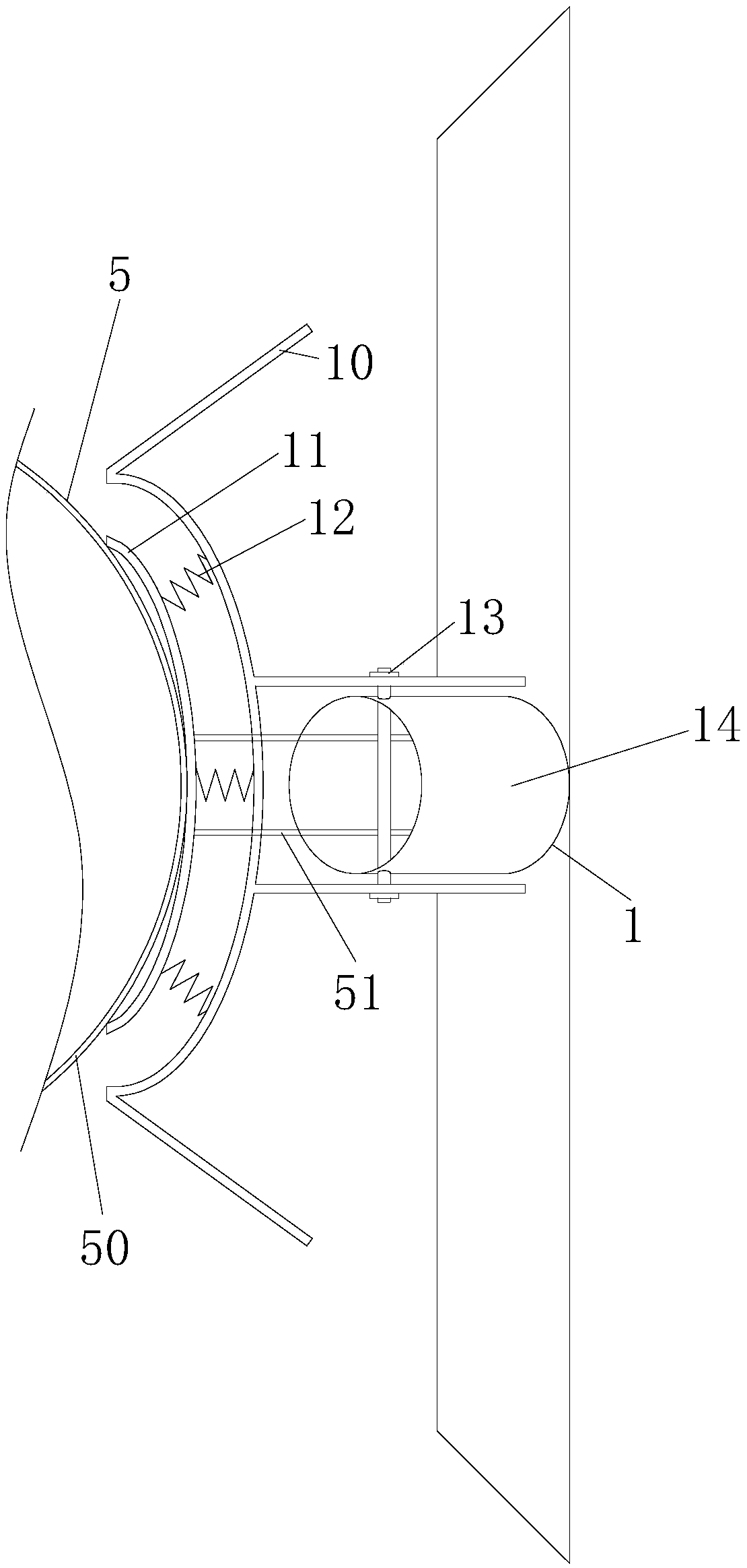 Forestry transplanting supporting device based on average stress