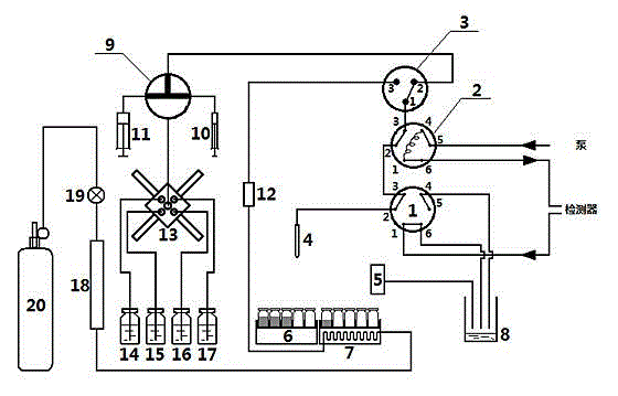 Liquid phase chromatographic sample manager