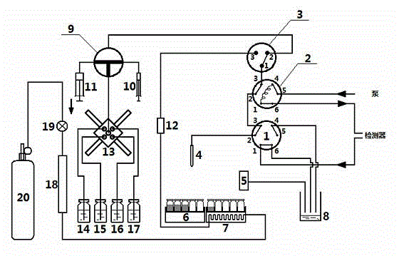 Liquid phase chromatographic sample manager