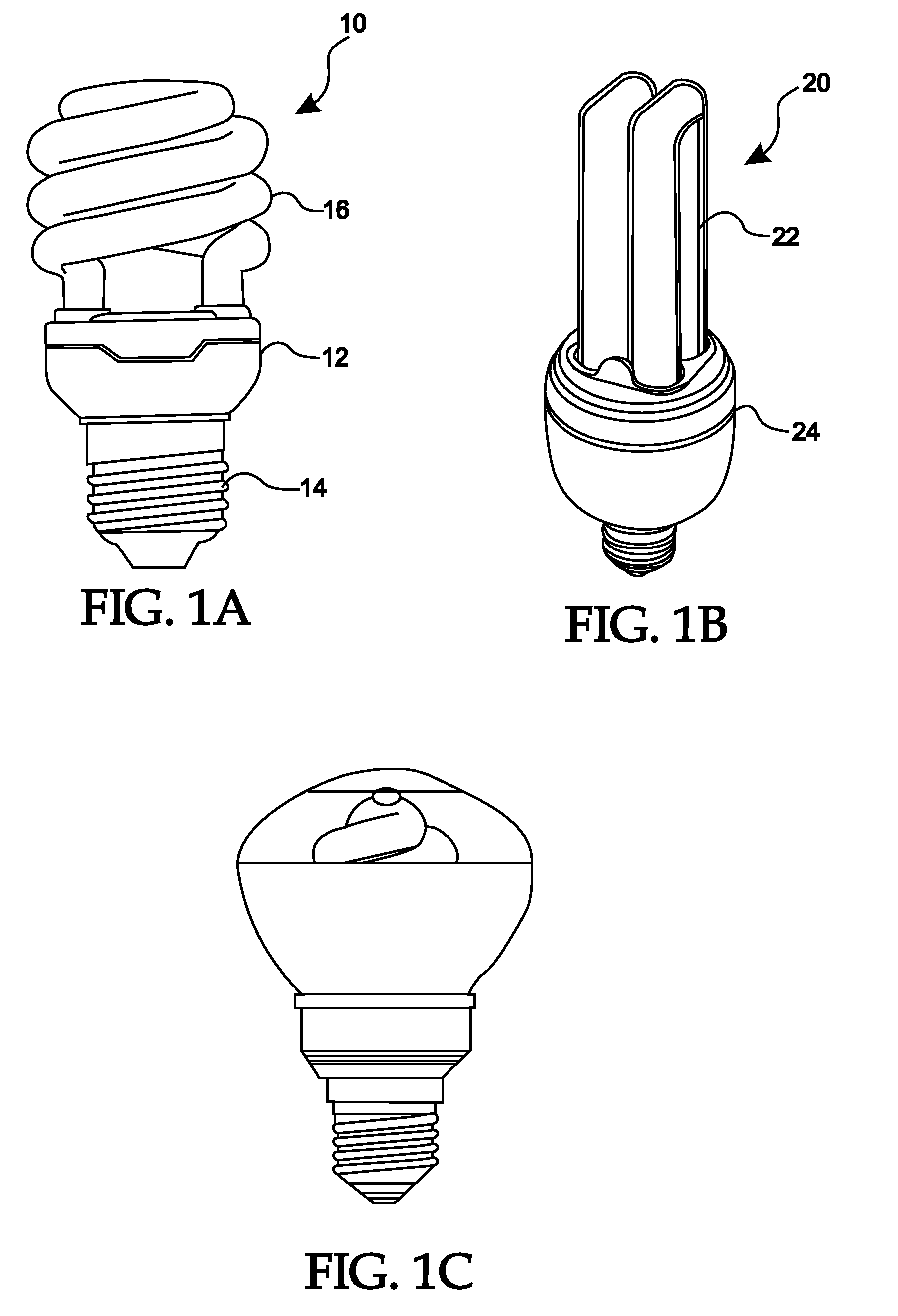 Cover device for compact flourescent lamps