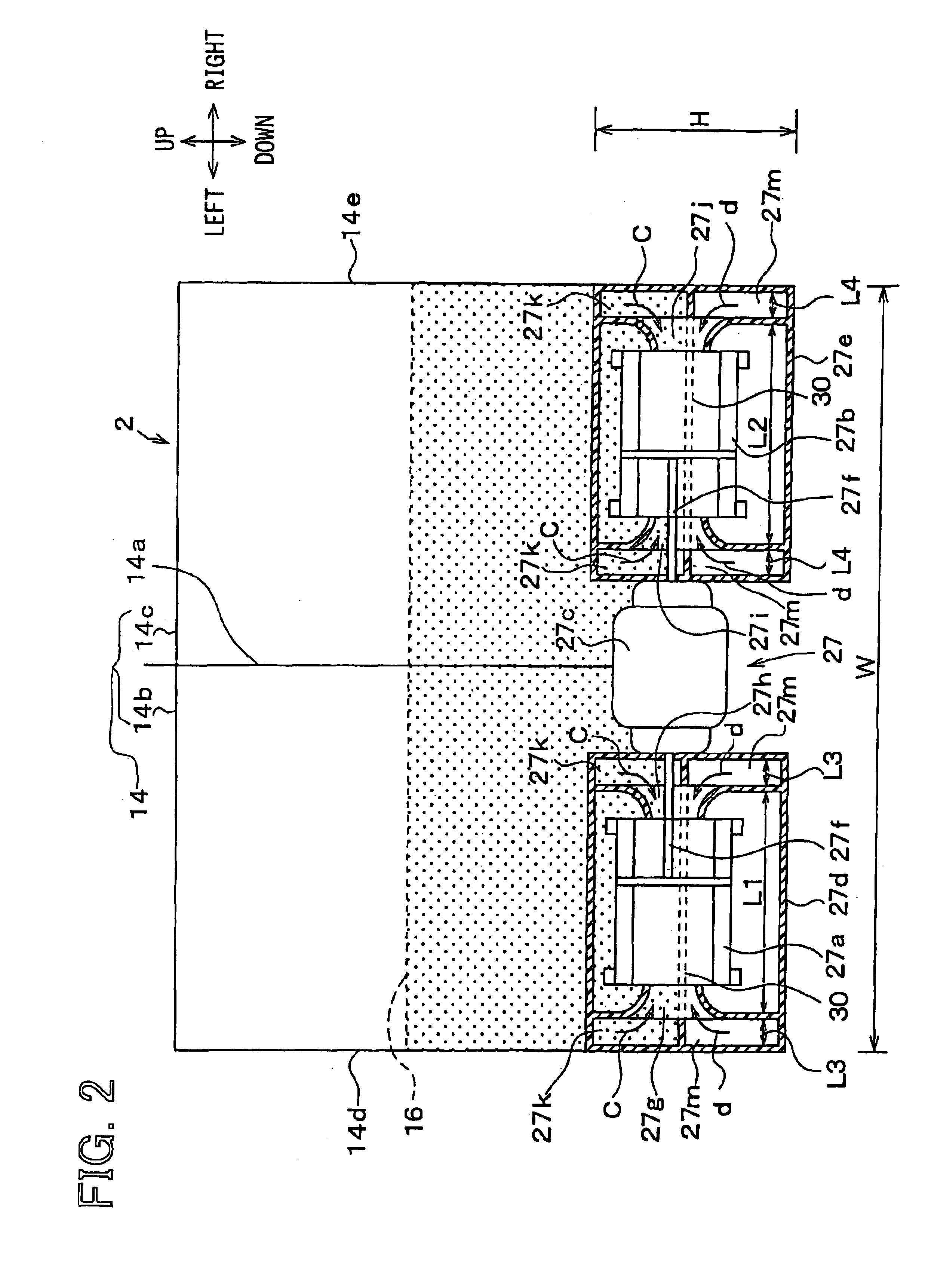 Vehicle air conditioner with automatic control of main blower and sub-blower