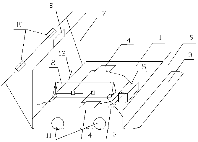 Hand pushing type layered cutting recycling machine for asphalt concrete pavement