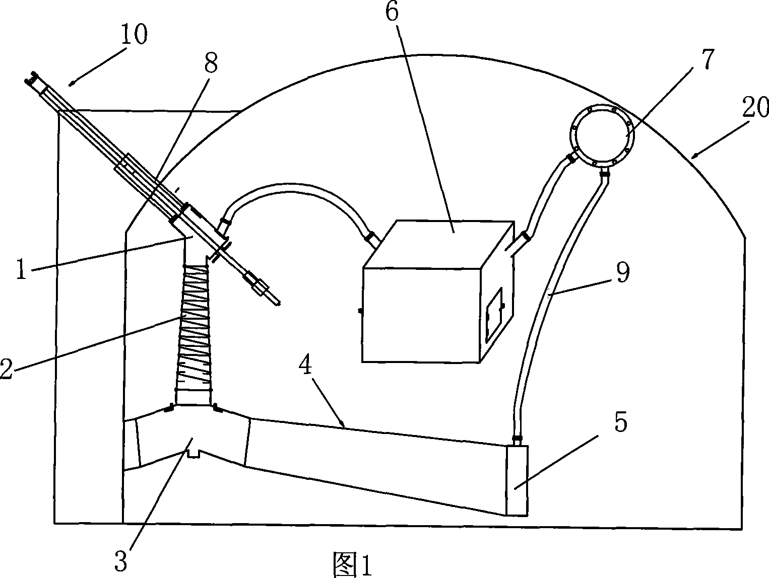 Drill hole spray safety protection system