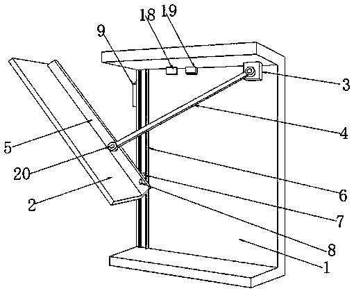 Fire-fighting access door quick-opening mechanism