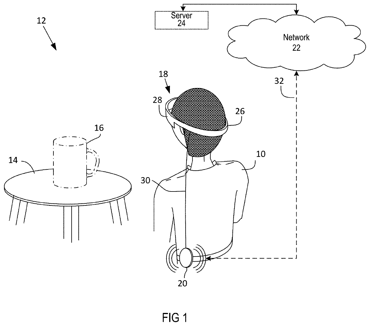 Homography transformation matrices based temperature calibration of a viewing system