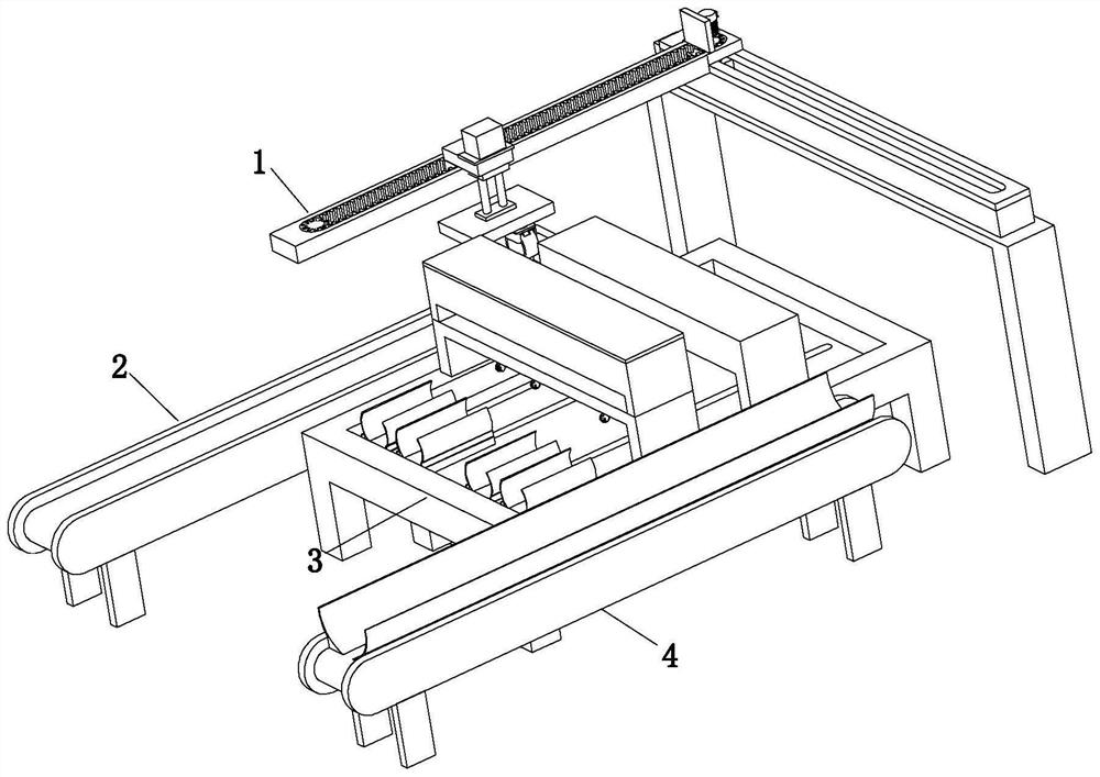 Device for manufacturing pipeline through high-end equipment