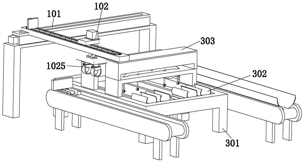 Device for manufacturing pipeline through high-end equipment