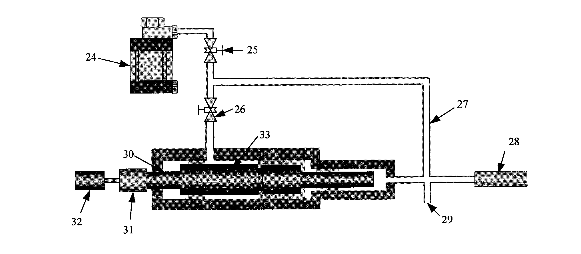 Backpressure balanced type liquid high pressure regulation device