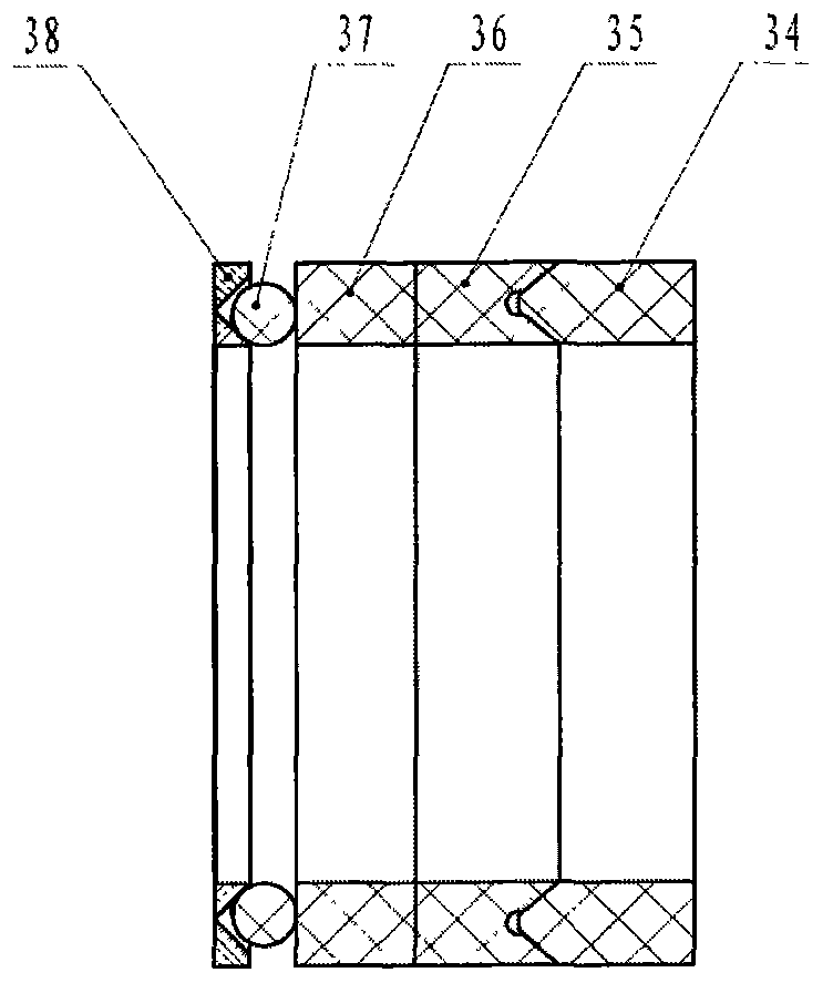 Backpressure balanced type liquid high pressure regulation device