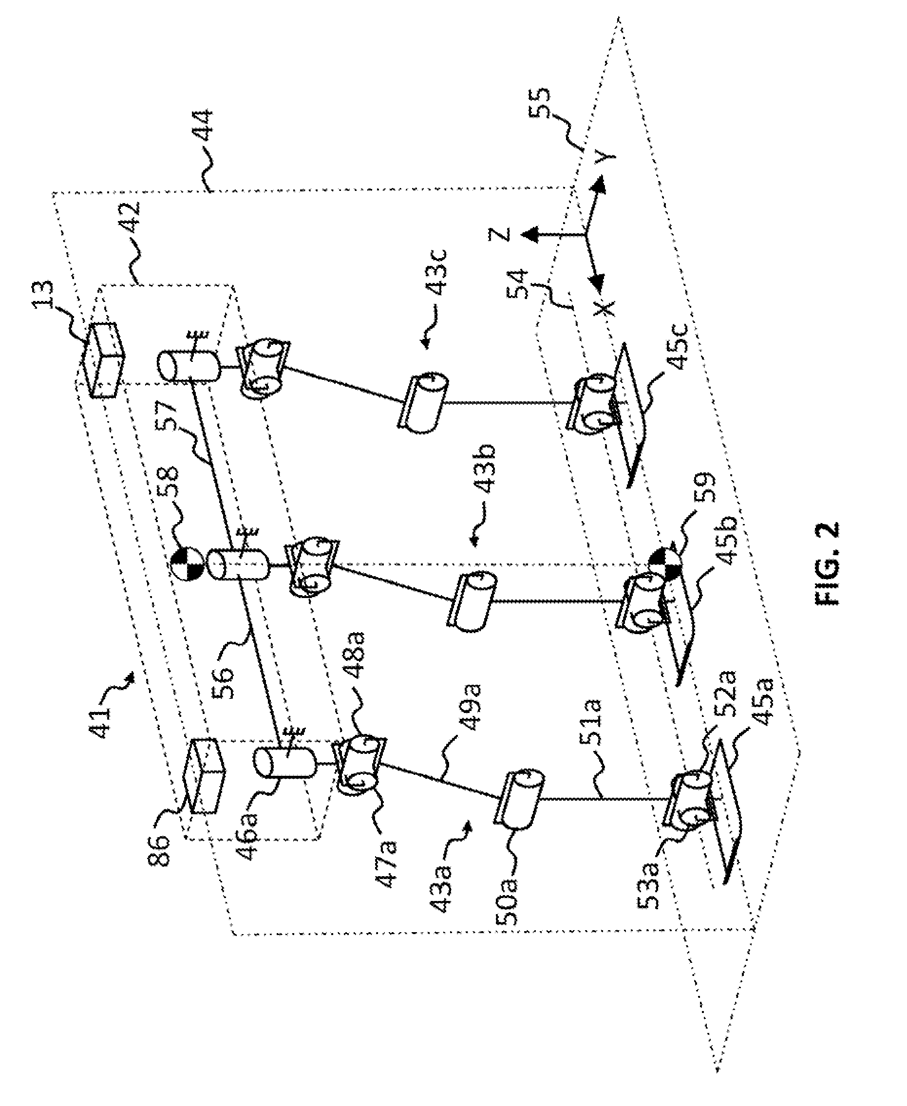 In-Line Legged Robot Vehicle and Method for Operating