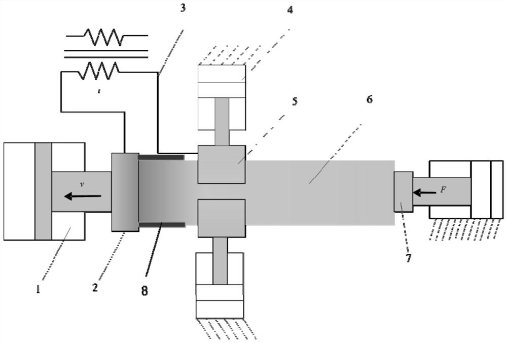 Additive regulation and control method for reducing sinking depth of electric upsetting end face to improve mixed crystals