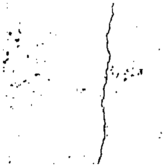 Dynamic detection method for crack of bridge bottom surface