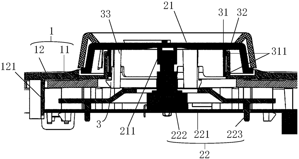 Control panel assembly of household appliance