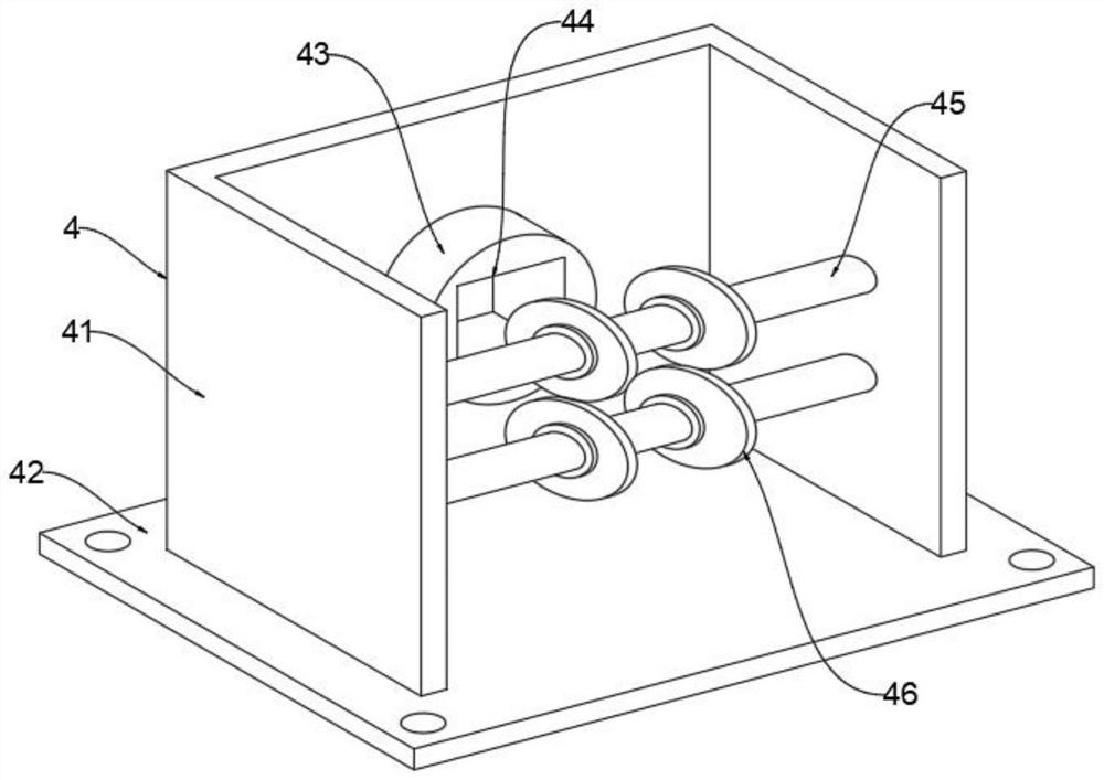 A straightening device that eliminates bending and twisting of aluminum profiles