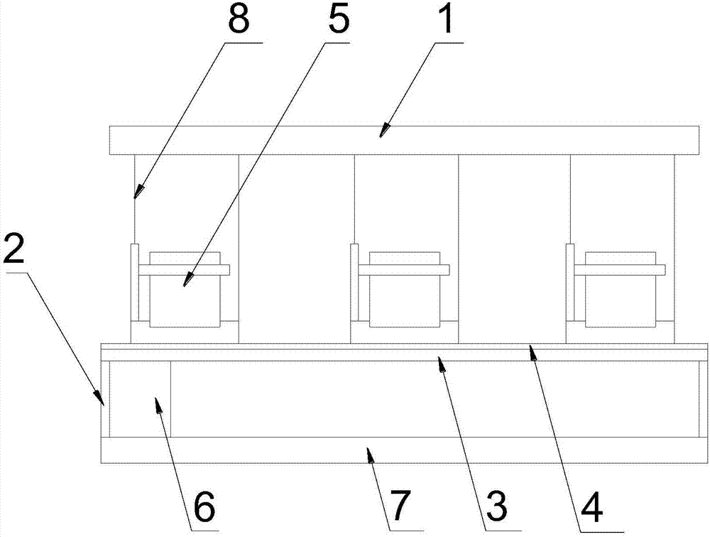 Vibration anti-curing experiment equipment