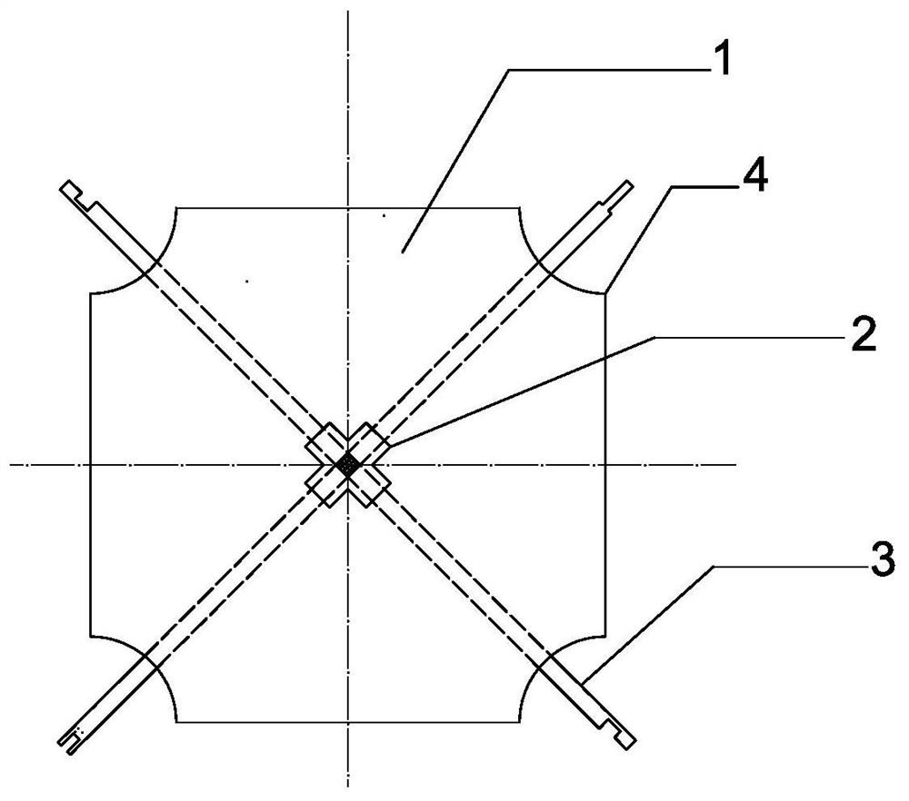 Seawater coral aggregate concrete block with built-in frp reinforcement skeleton and its construction method