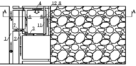 Method for second mining mining-stopping line coal column in super thick coal layer