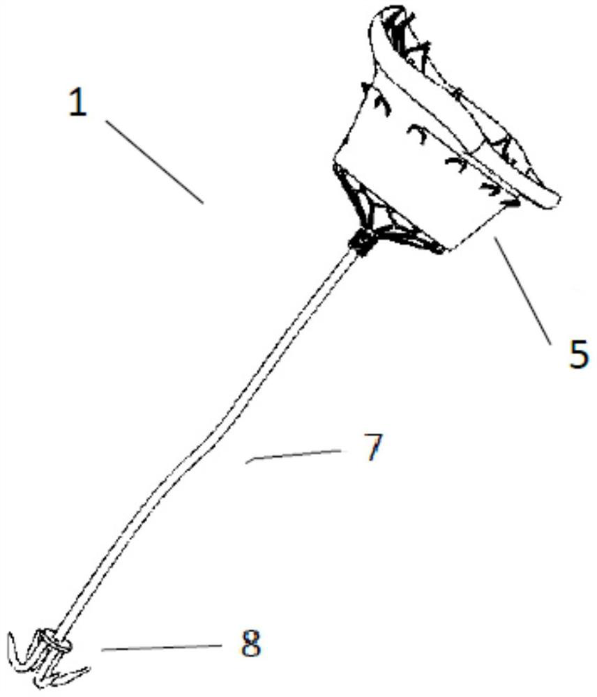 Mitral valve device and use method