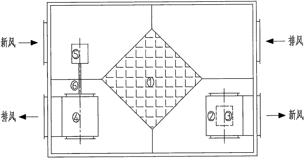 Fresh air ventilator with energy recovery function