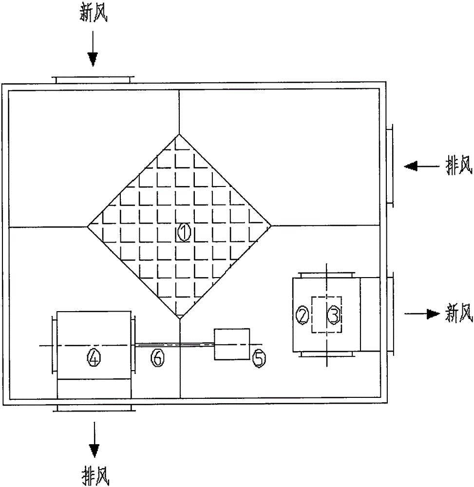 Fresh air ventilator with energy recovery function