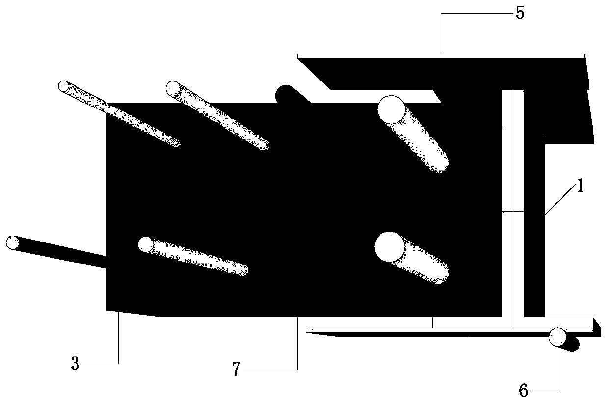 High and watery coastal area underground continuous wall connector water stop device