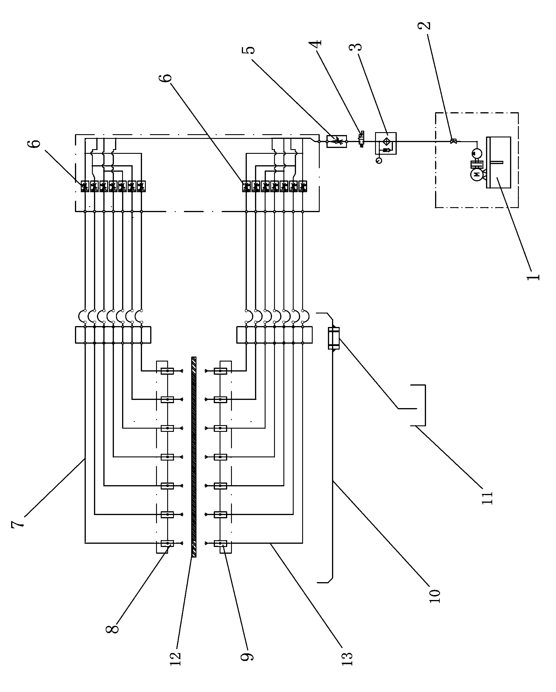 Cleaning device for electro-galvanizing materials