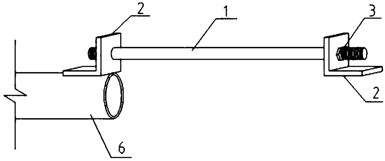 Scaffold connector for civil engineering