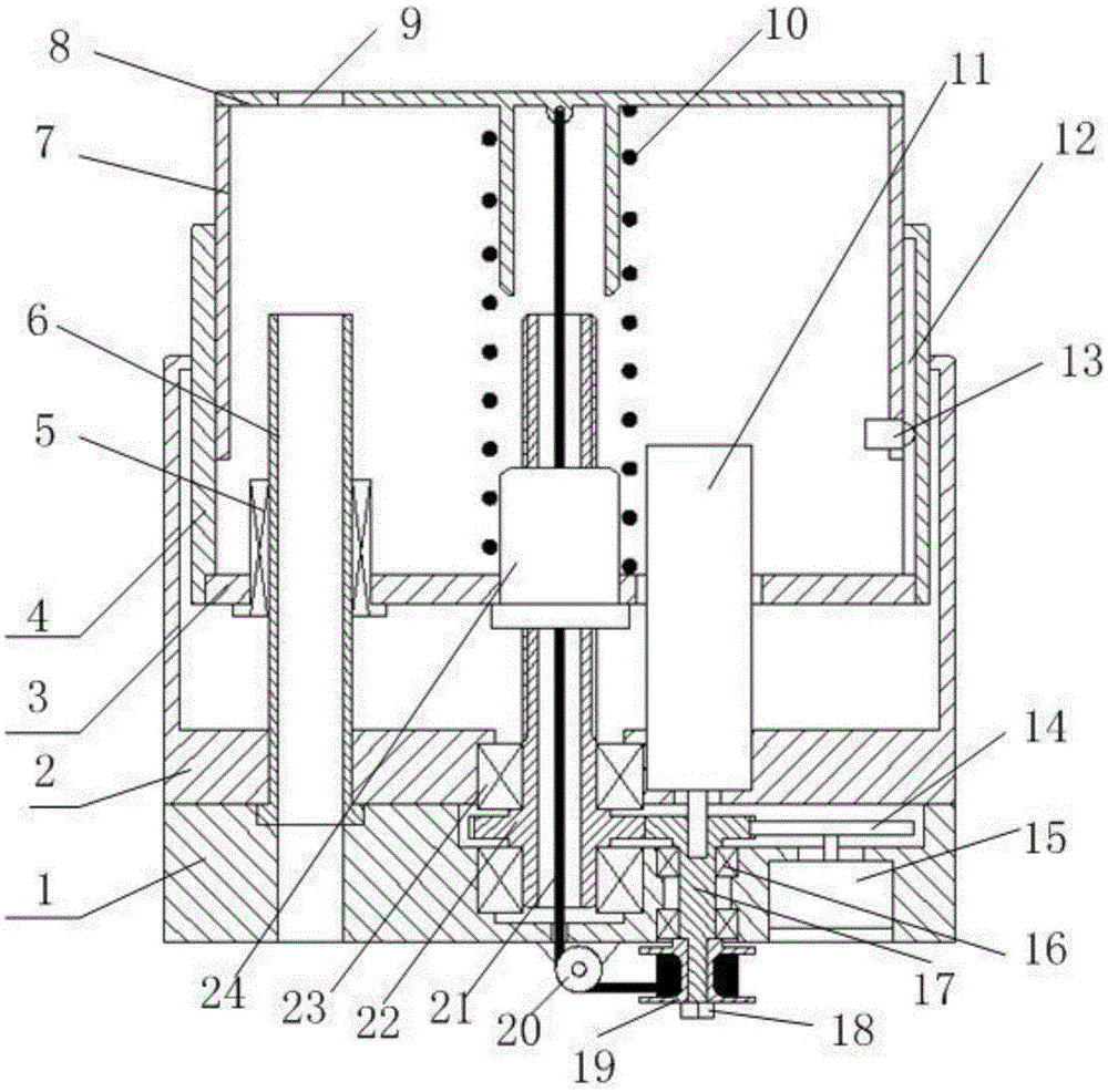 Telescopic device with buffering function