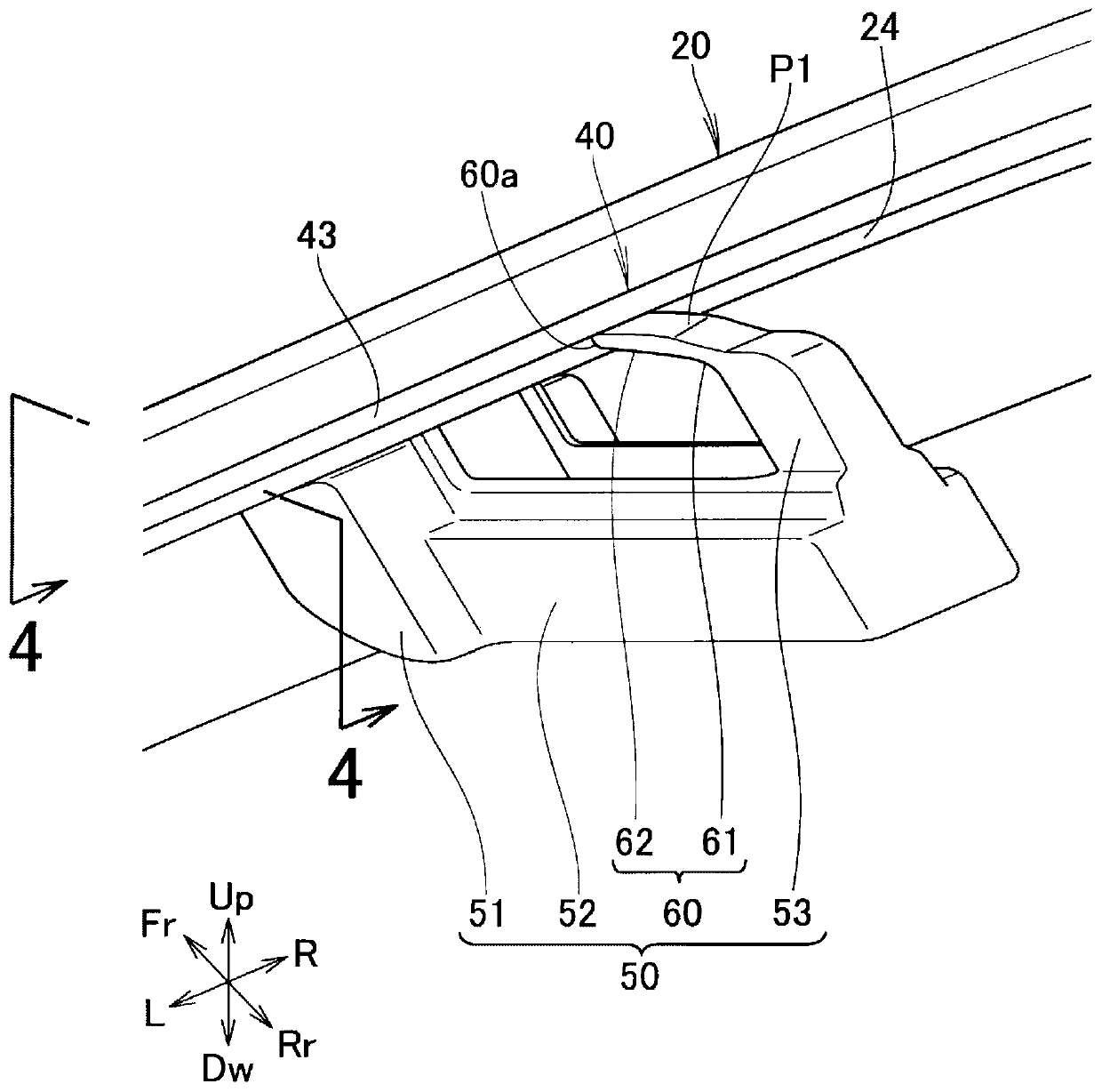 cowl structure