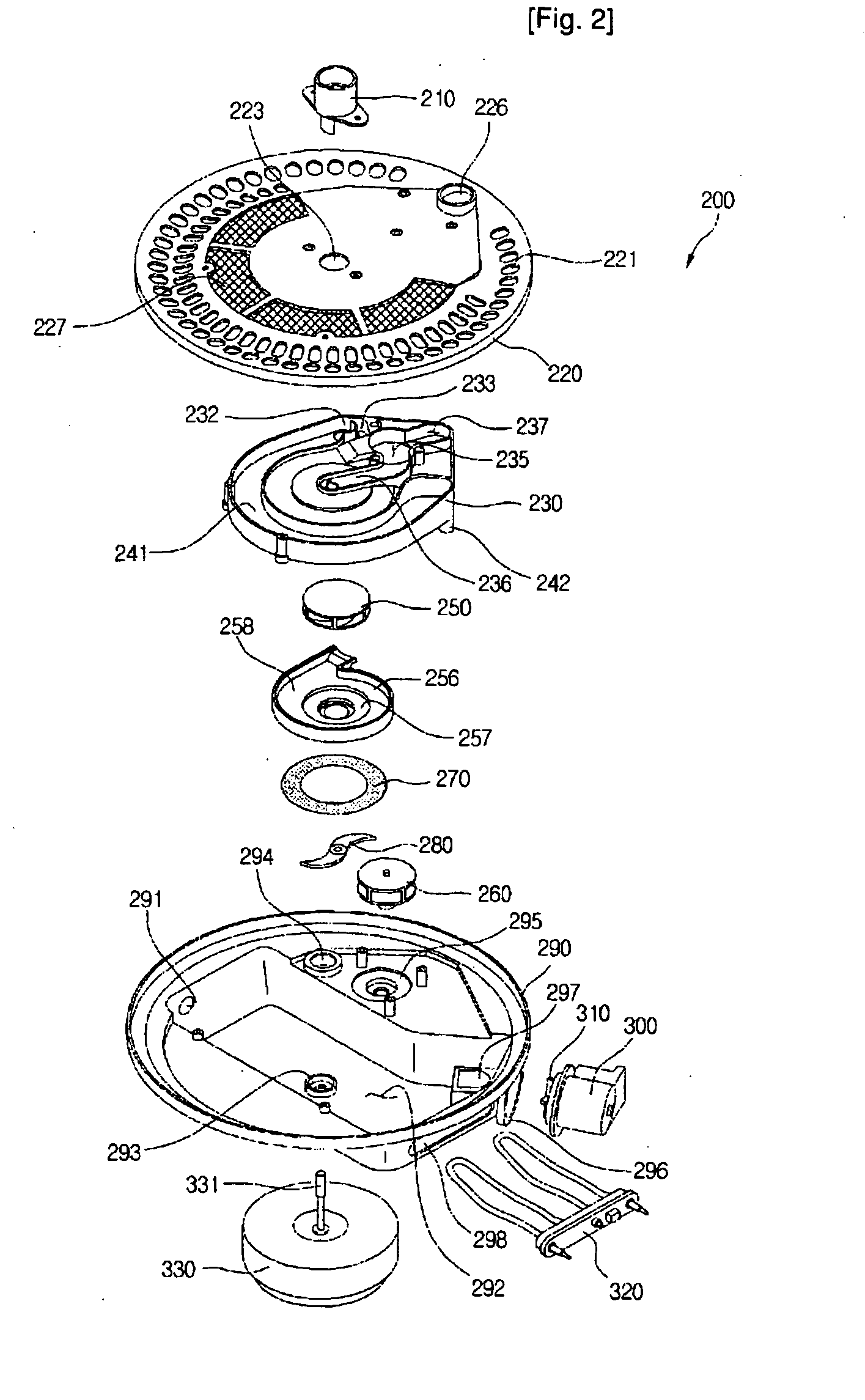 Sump of Dish Washer