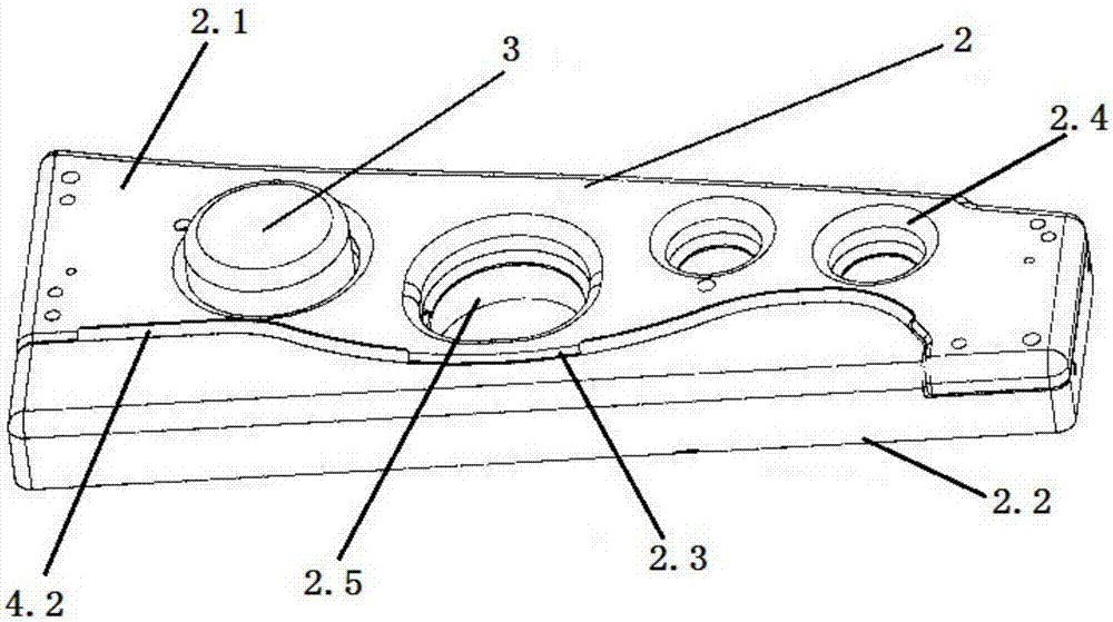 A forming device and method for small-height convex parts