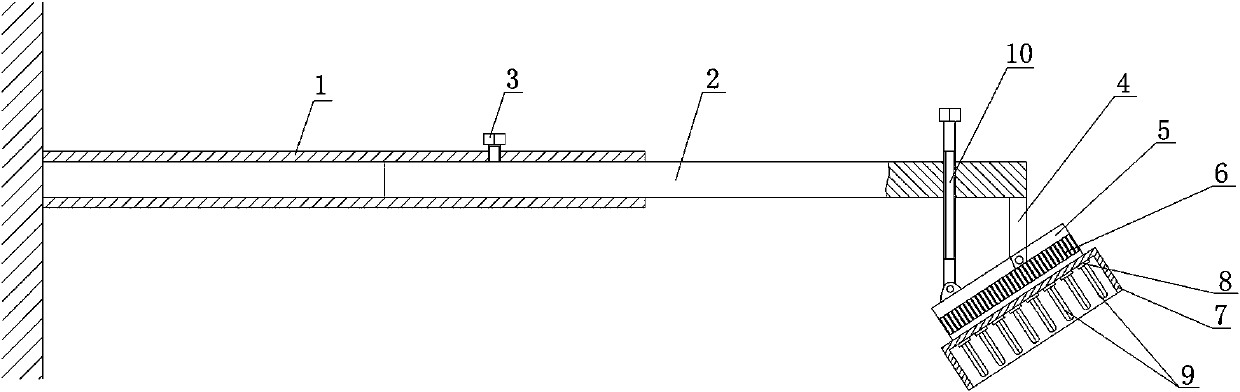 Combined installation rack for windowsill lamp