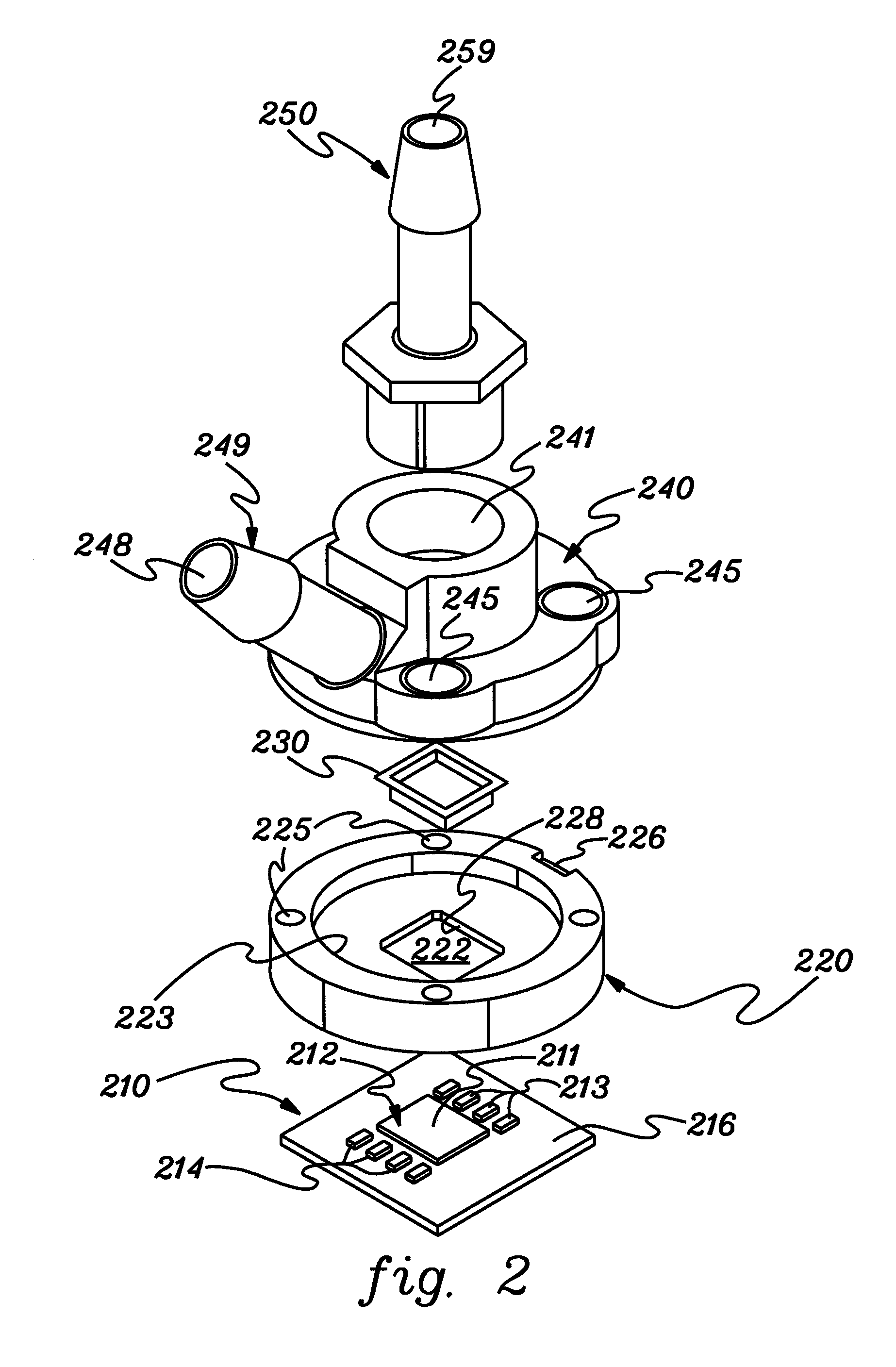 Jet orifice plate with projecting jet orifice structures for direct impingement cooling apparatus