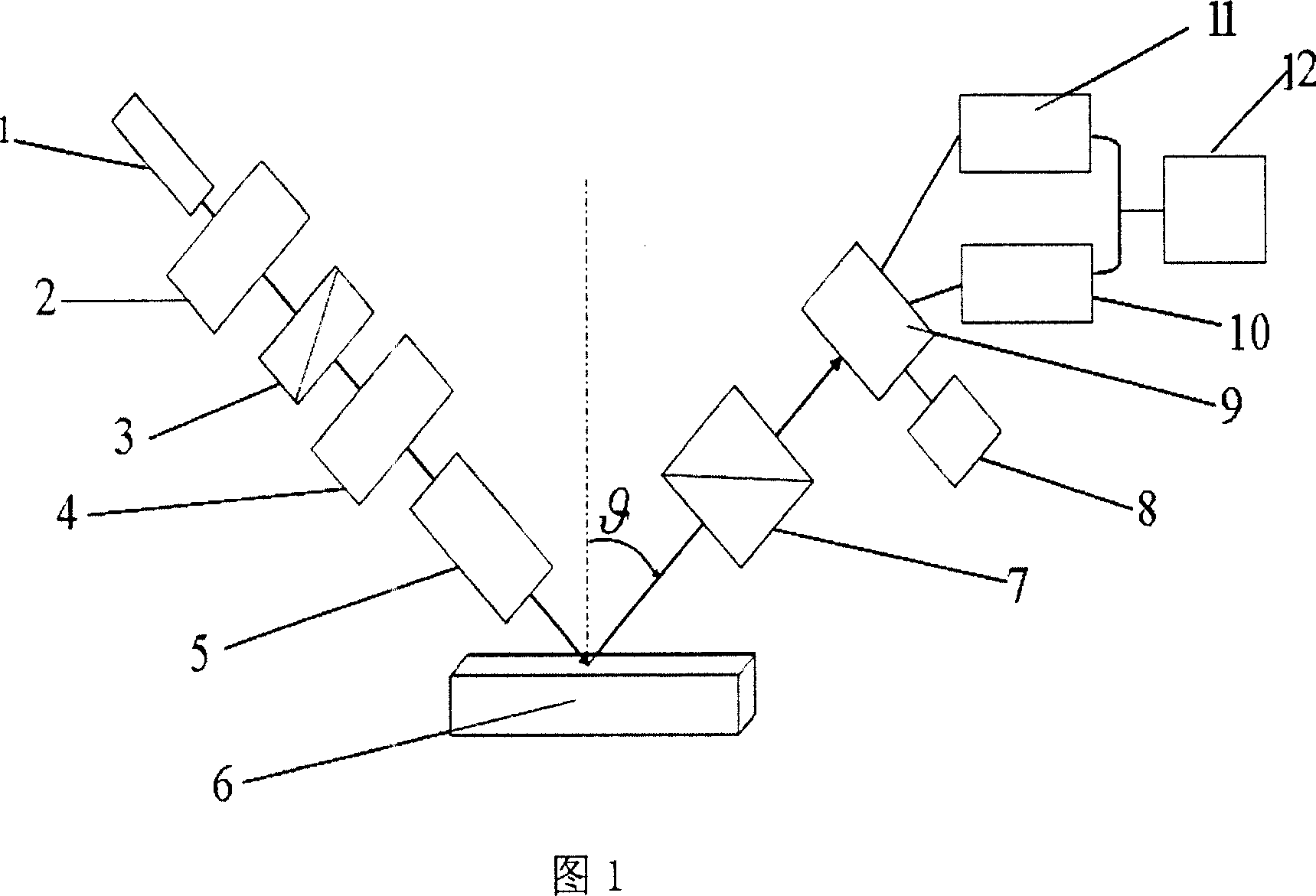 Device for no-mark monitoring micro-array biomolecule reaction